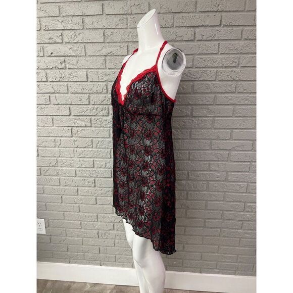 Secret Treasures Women’s Plus Black & Red Floral Lace Lingerie/Sleepwear Size 2X - Picture 5 of 10
